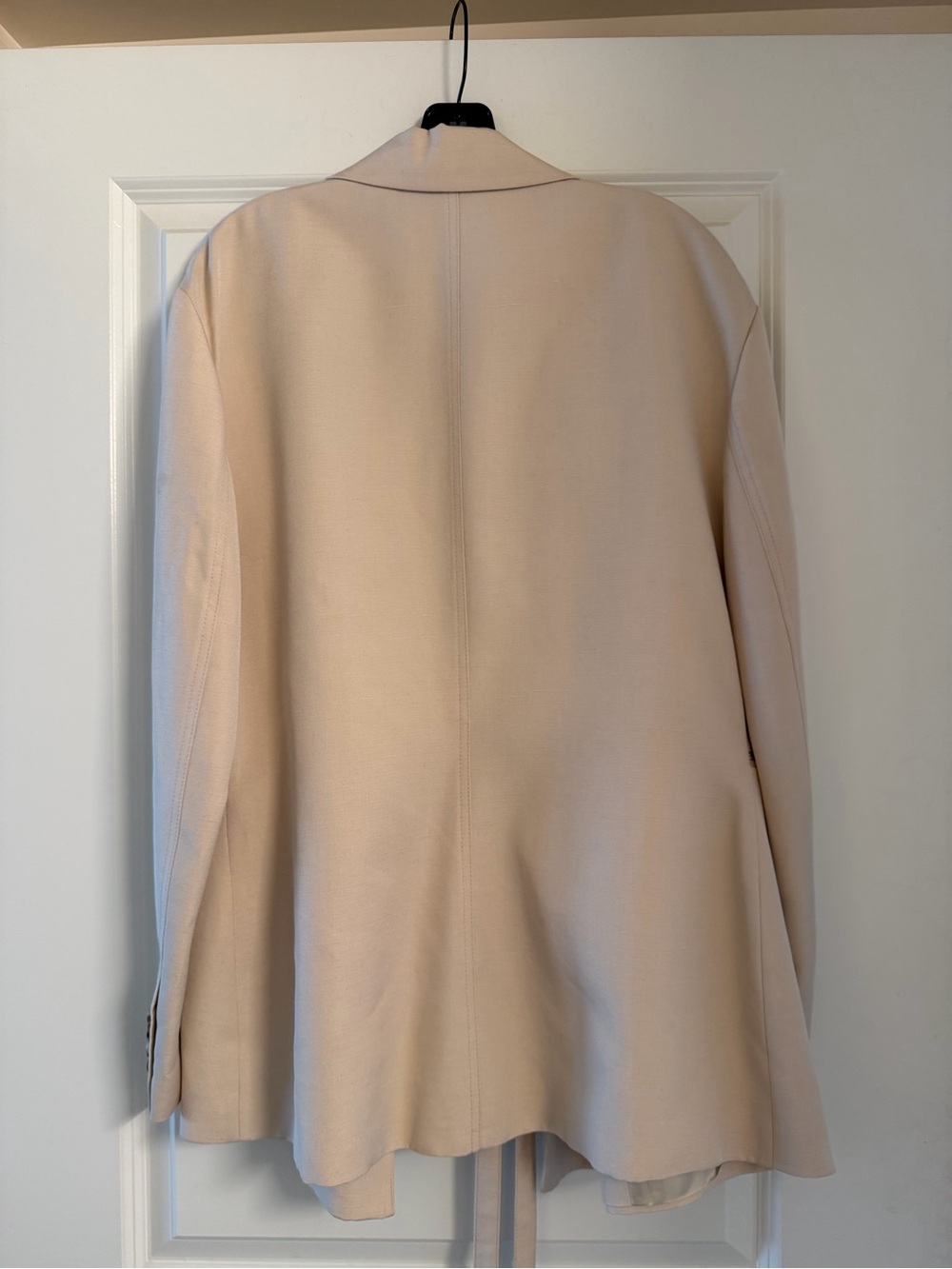 JW ANDERSON Cream Tie-Waist Blazer - Picture 7 of 7